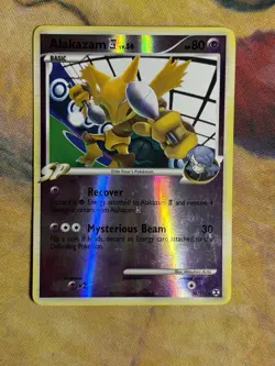 Alakazam E4 38/111 DP Rising Rivals Reverse Holo Rare SP Pokemon Card MP - Image 2