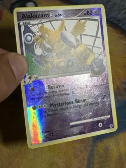 Alakazam E4 38/111 DP Rising Rivals Reverse Holo Rare SP Pokemon Card MP - Image 4