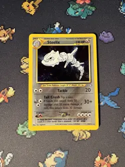 Pokemon Cards Steelix 15/111 Holo Rare Neo Genesis UNLIMITED WOTC - (NM-) *SWIRL - Image 1