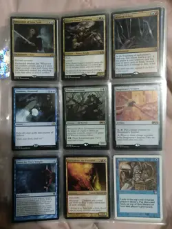 Big Old Vintage Magic The Gathering 63 Cards Collection Binder Random Sets - Image 1