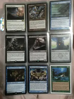 Big Old Vintage Magic The Gathering 63 Cards Collection Binder Random Sets - Image 2