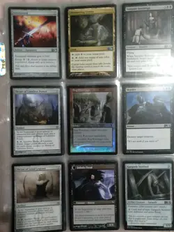 Big Old Vintage Magic The Gathering 63 Cards Collection Binder Random Sets - Image 3