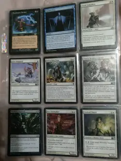 Big Old Vintage Magic The Gathering 63 Cards Collection Binder Random Sets - Image 5
