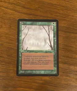 MTG MAGIC THE GATHERING BETA FOG X1 Lp - Image 1