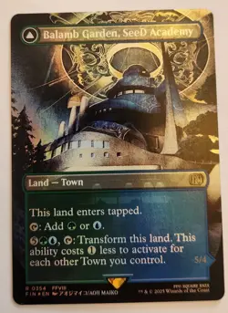 Balamb Garden, SeeD Academy (Borderless) Final Fantasy Foil NM+ - Image 1