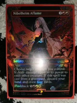 Nibelheim Aflame (Borderless + Foil) Final Fantasy MTG - Image 1