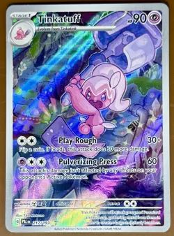 Tinkatuff 217/193 Illustration Rare Paldea Evolved Pokemon Card TCG NM - Image 1
