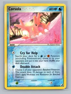 Pokemon TCG Corsola 37/115 Unseen Forces Normal HP - Image 1