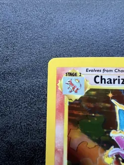 Pokemon TCG Charizard 4/102 Base Set Unlimited Holo Rare MP Vintage WOTC - Image 2