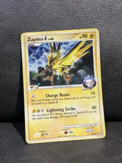 Pokemon 2009 Platinum Arceus #12/99 ZAPDOS G Rare Holo Foil NM - Image 1