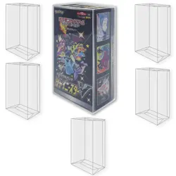 Display Case Storage Protector for Pokemon Japanese Booster Box Small - 5-Pac... - Image 1