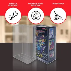 Display Case Storage Protector for Pokemon Japanese Booster Box Small - 5-Pac... - Image 3