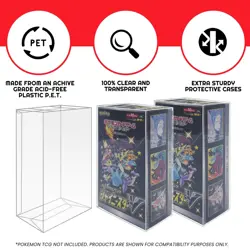 Display Case Storage Protector for Pokemon Japanese Booster Box Small - 5-Pac... - Image 5
