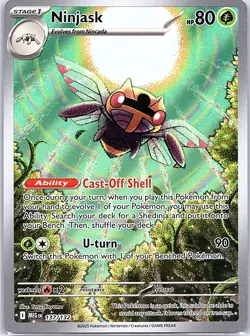 Ninjask 137/132 ME01: Mega Evolution - Pokemon Card - NM - Image 1