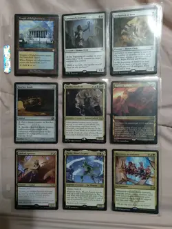 Big Old Vintage Magic The Gathering 63 Cards Collection Binder Random Sets - Image 2
