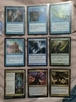 Big Old Vintage Magic The Gathering 63 Cards Collection Binder Random Sets - Image 4