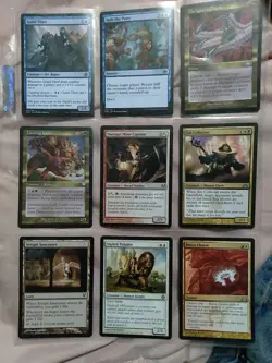 Big Old Vintage Magic The Gathering 63 Cards Collection Binder Random Sets - Image 5