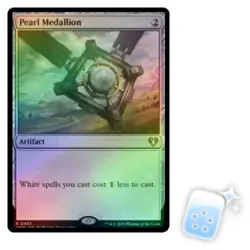 FOIL PEARL MEDALLION Commander Masters Magic MTG MINT CARD - Image 1