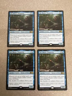 4 X Sai, Master Thopterist Core Set 2019 (M19) Rare Magic Card 069/280 Mint MTG - Image 1