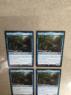 4 X Sai, Master Thopterist Core Set 2019 (M19) Rare Magic Card 069/280 Mint MTG - Image 3