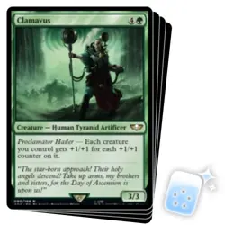 CLAMAVUS X4 Warhammer 40,000 Magic MTG MINT CARD - Image 1