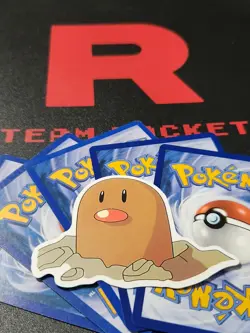 Diglett Sticker Plus Random Official Pokemon TCG Cards!! - Image 2