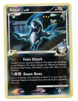 Pokemon Card: Absol G 1/147 Reverse Holo Platinum Supreme Victors Rare! NM - Image 1