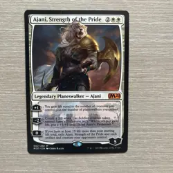 Ajani, Strength of the Pride - M20 - Lightly Played (LP) - Magic The Gathering - Image 1