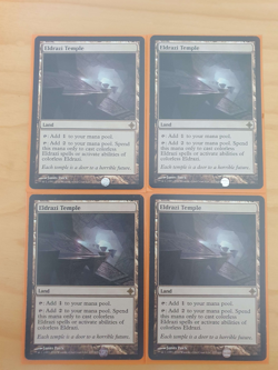 4x (Playset) Eldrazi Temple Magic: The Gathering - Rise of the Eldrazi NM - Image 1
