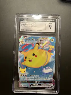 Pokemon Flying Pikachu VMAX Holo #007 Full Art Celebrations 2021 - CGC 9 Mint - Image 1
