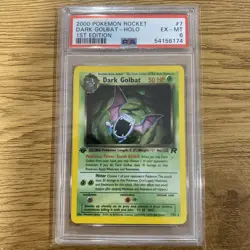 2000 POKEMON ROCKET #7 DARK GOLBAT-HOLO PSA 6 - Image 1