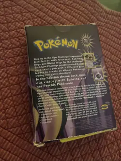 Pokemon TCG Sabrina Theme Deck CIB Other Than Missing Coin Authentic 1999 - Image 3
