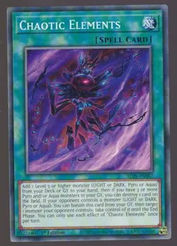 Chaotic Elements Common SPELL 1st Edition Alliance Insight Yugioh - Image 1