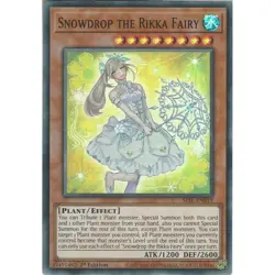 Snowdrop the Rikka Fairy Yu-Gi-Oh! SESL-EN019 1st Super Rare - Image 1