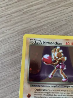 Rocket's Hitmonchan 11/132 Gym Heroes Pokemon Card TCG Holo Rare - Image 3