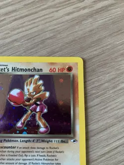 Rocket's Hitmonchan 11/132 Gym Heroes Pokemon Card TCG Holo Rare - Image 4
