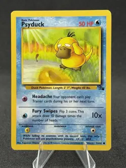 Psyduck 53/62 | Common | Fossil LP-EXC BUY 2 CARDS GET 1 FREE!! - Image 1