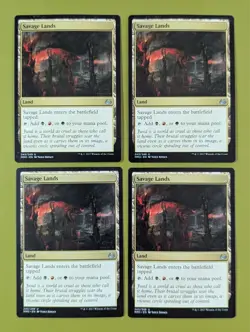 Savage Lands x4 Modern Masters 2017 4x Playset Magic the Gathering MTG - Image 1