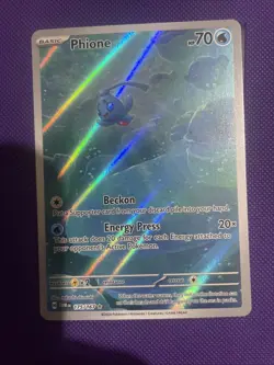 Phione Holo Illustration Rare Pokemon TCG Card Twilight Masquerade 175/167 - Image 4