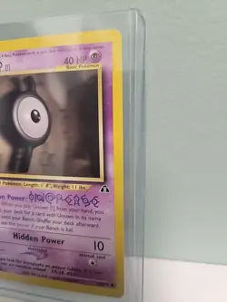 Pokemon TCG Unown I 68/75 Neo Discovery Unlimited MINT - Image 3
