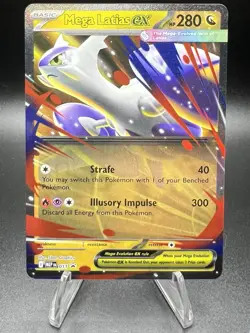 Pokemon TCG Mega Latias EX Black Star Promo 011 MEP EN - Image 1