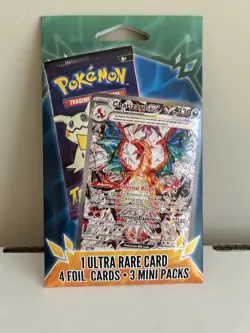 Pokemon 3 Mini Packs 1Ultra Rare 4 Foil Cards - Image 1