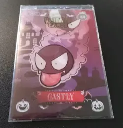 Pokemon GASTLY Sealed Lenticular 3D Card Haunter Gengar Halloween Peruvian Set - Image 1