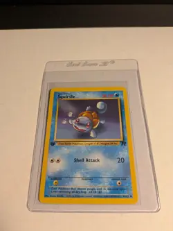 Pokemon TCG Squirtle Team Rocket 68/82 Regular 1st Edition Common Card - Image 1
