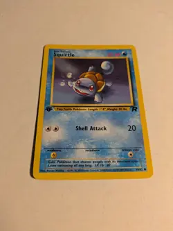 Pokemon TCG Squirtle Team Rocket 68/82 Regular 1st Edition Common Card - Image 2