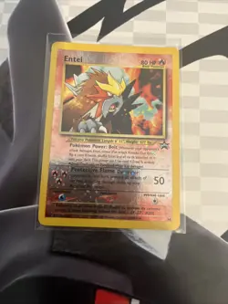 Entei 34 Reverse Holo Rare Black Star Promo Pokemon Card TCG - Image 1