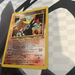 Entei 34 Reverse Holo Rare Black Star Promo Pokemon Card TCG - Image 3