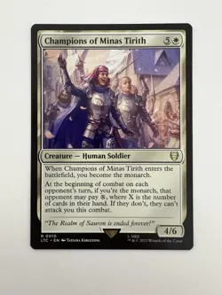 Champions of Minas Tirith MTG Magic the Gathering Card NM Near Mint LTC - Image 1