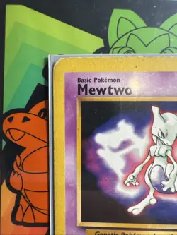 Pokemon Mewtwo WB Promo Card 1999 Holo Rare 70 HP Psyburn - Image 2