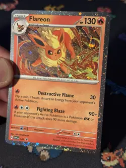 Pokemon Cards Flareon SVP167 Holo Blister Pack Promo - (NM) *SWIRL* - Image 2